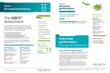 MBTI Datasheet - customise sales tools small