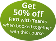 Get 50% off FIRO with Teams, when booked together with this course