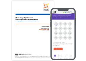MBTI<sup>®</sup> Interpretive Report for Organisations + Myers-Briggs<sup>®</sup> App