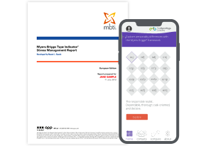 MBTI<sup>®</sup> Stress Management Report + Myers-Briggs<sup>®</sup> App