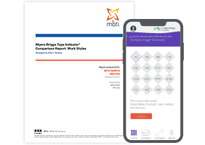 MBTI<sup>®</sup> Comparison Work Styles Report + Myers-Briggs<sup>®</sup> App