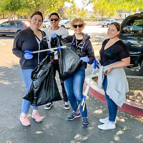 the myers briggs company social impact park cleanup