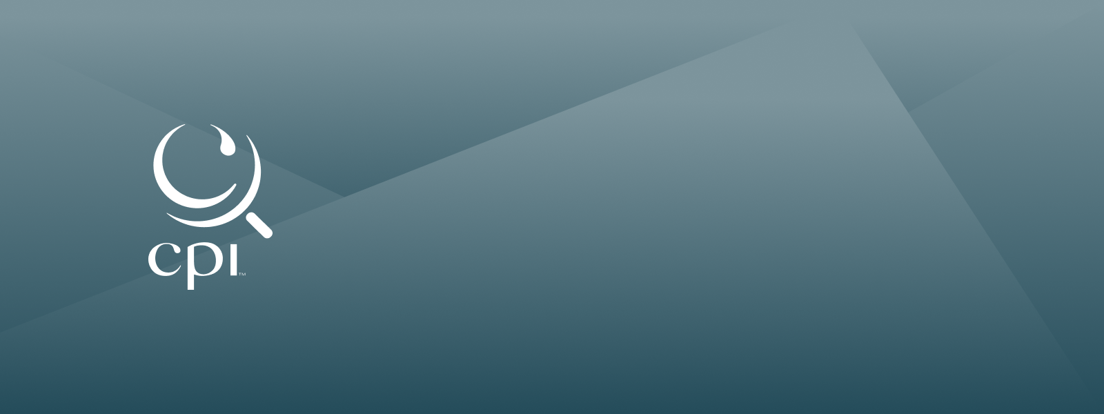 CPI logo on grey-blue background