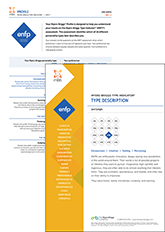 MBTI® Step I™ Profile + Best-fit Type Description