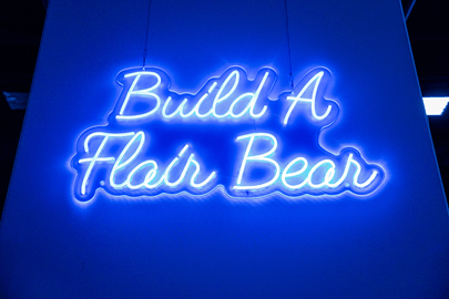Build a Flair Bear sign