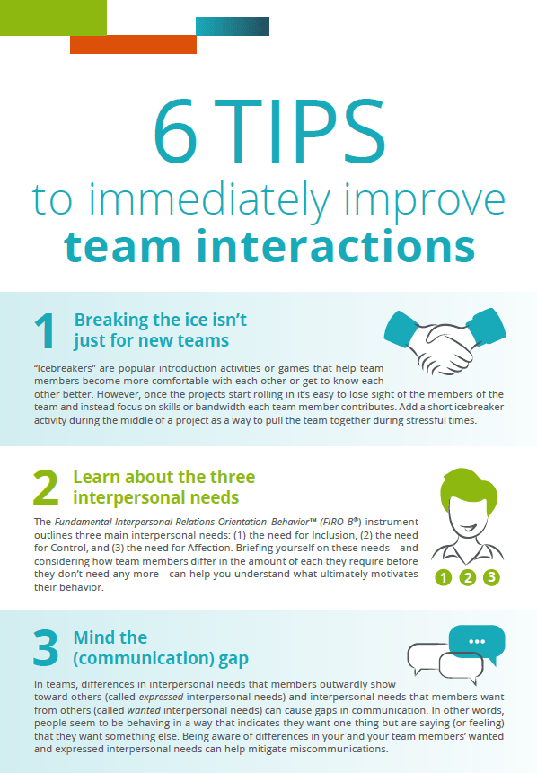 6 tips to improve team interactions image