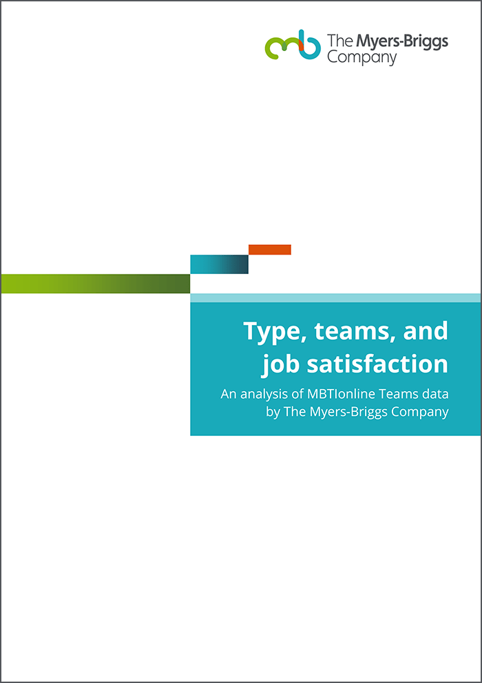 Type, teams and job satisfaction