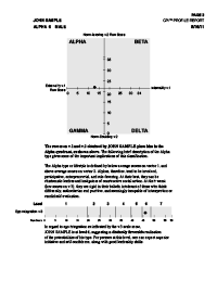 CPI™ 434 Profile Report