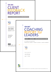 CPI 260® Client Feedback Report and Coaching Report for Leaders Administration