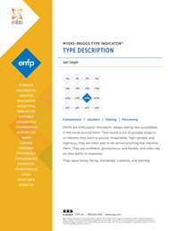 MBTI® Step I™ Profile + Best-fit Type Description