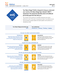 MBTI® Profile Report (Global Step I™)