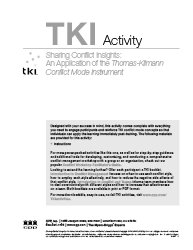 TKI® Activities