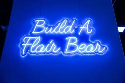 Build a Flair Bear sign