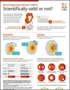          MBTI: SCIENTIFICALLY VALID OR NOT?     